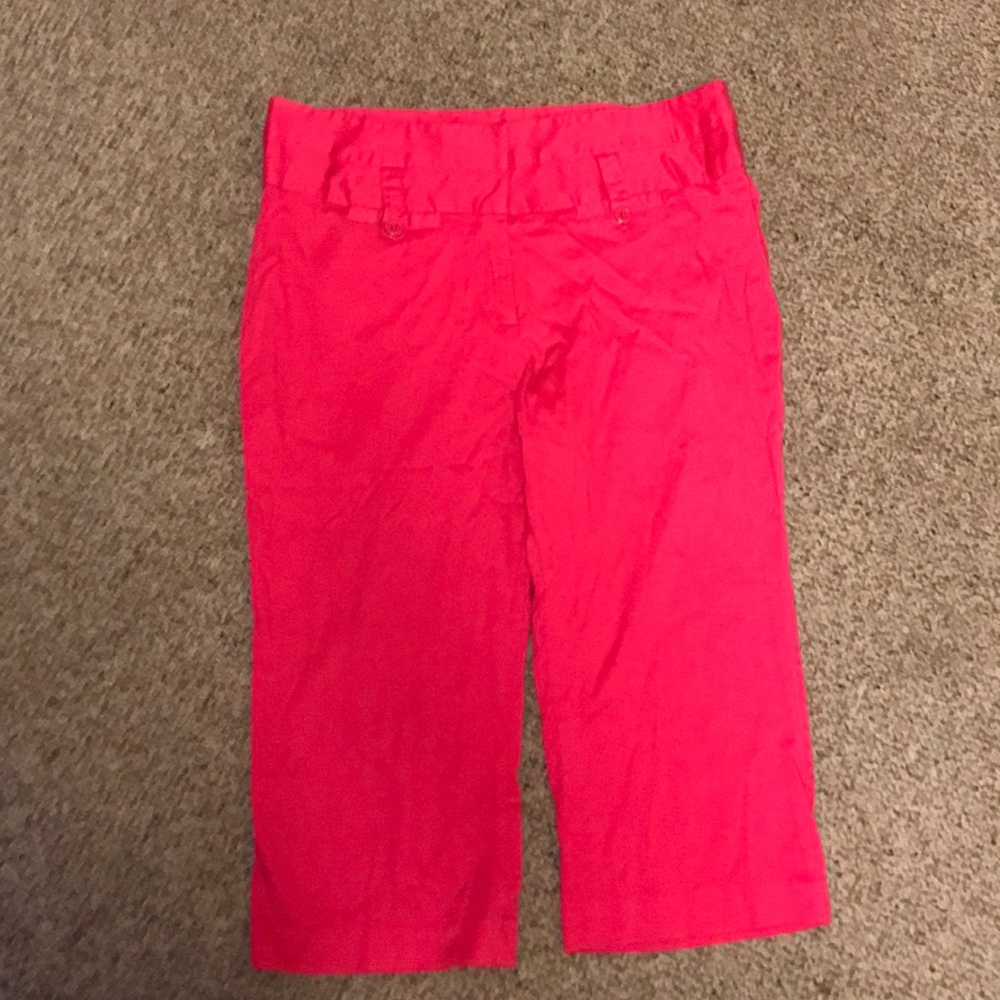 Pink capris